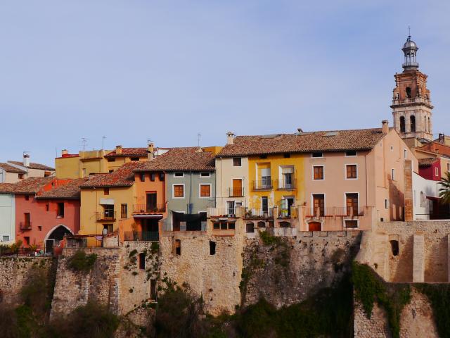 The neighborhood of La Vila in Ontinyent, a medieval landmark in Valencia