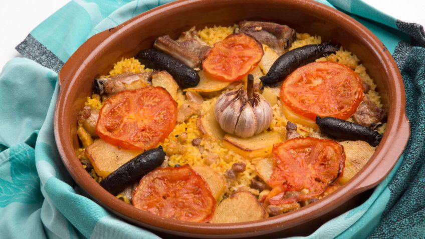 "Arròs al forn", very typical in Ontinyent