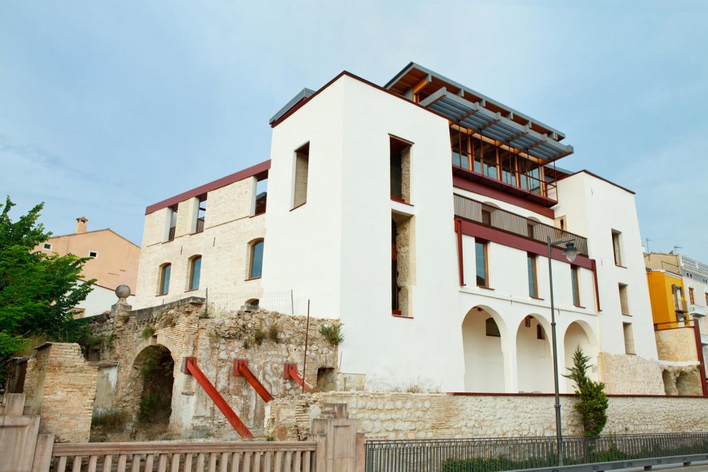 The neighborhood of La Vila in Ontinyent, a medieval landmark in Valencia