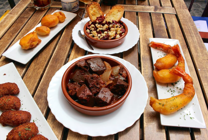 Selection of tapas of the inland regions 